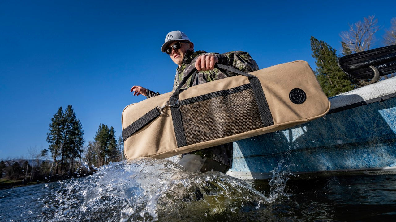 Sea Run Fitted Canvas Protective Travel Cover