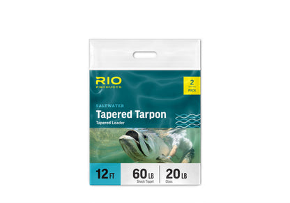 Rio 12' Tapered Tarpon FC Shock - 2Pk