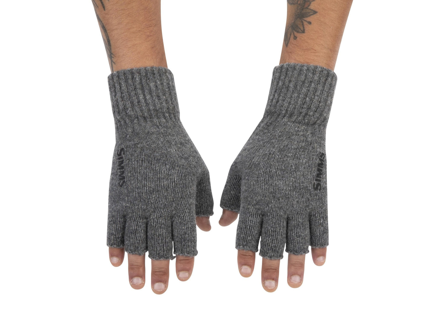 Simms Wool Half Finger Glove