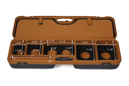 Sea Run Luxury Expedition Classic Fly Fishing Rod and Reel Travel Case