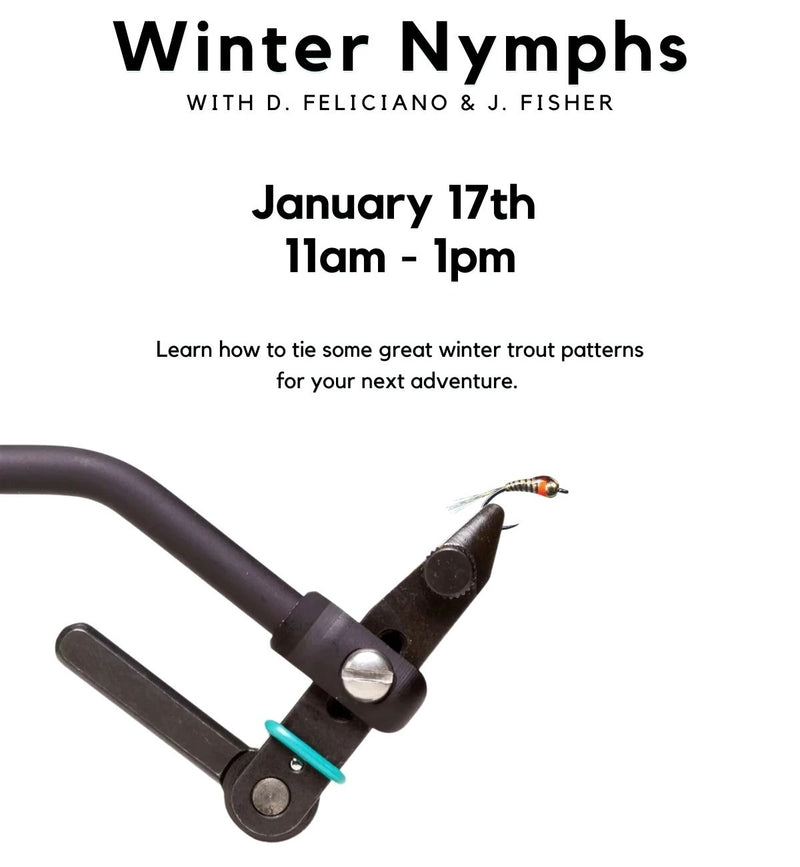 Saturday Fly Tying Clinic - Winter Nymphs