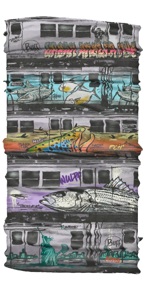 Urban Angler Buff NYC Subway Graffiti