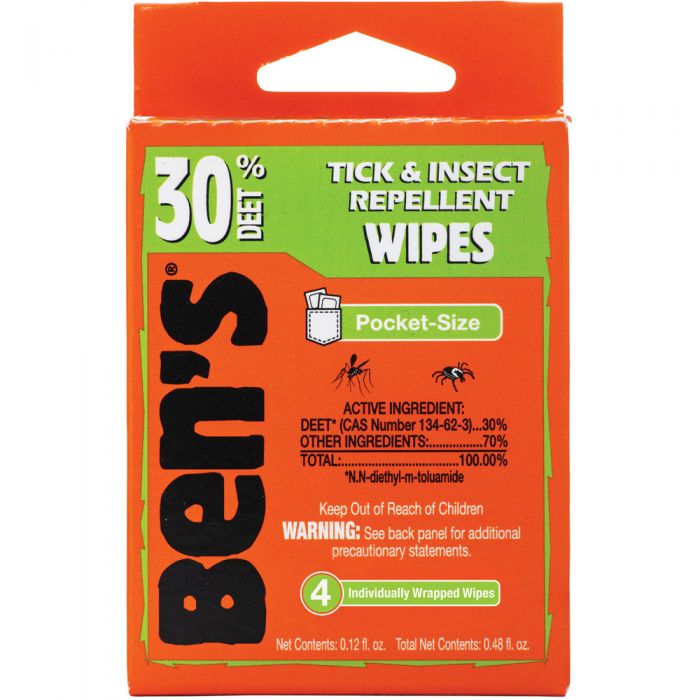 Ben's 30 Wipes Travel Pack
