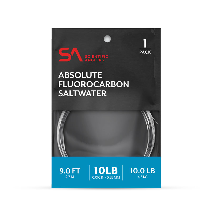 Scientific Anglers Absolute Fluorocarbon Saltwater Leader - 9'