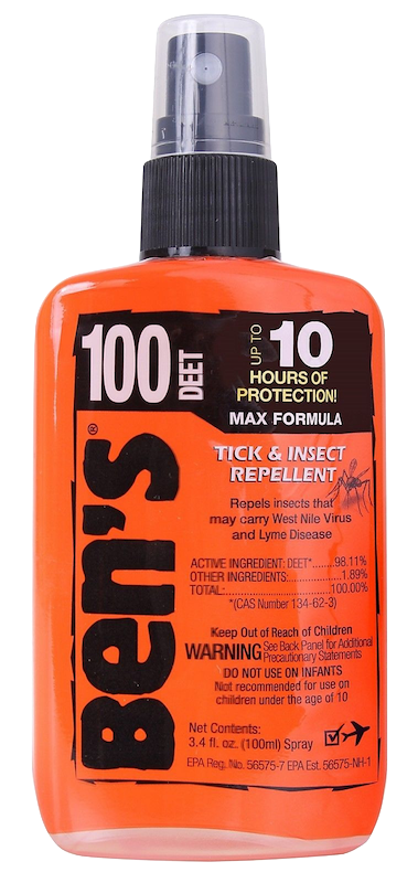 Ben's 100% Deet Repellent, 3.4oz