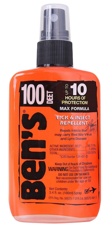 Ben's 100% Deet Repellent, 3.4oz