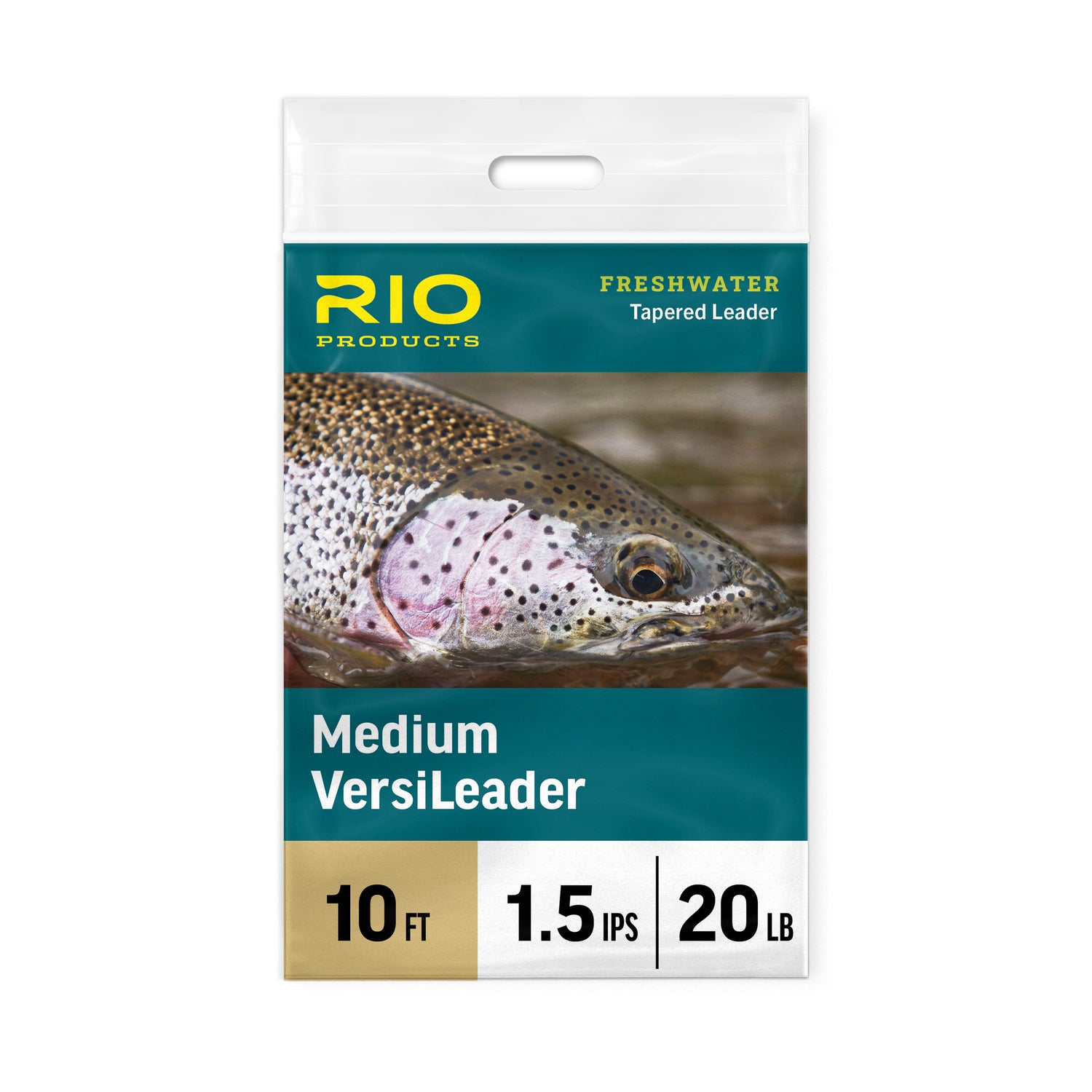 F22 Rio Medium Versileader 10ft (20lb)
