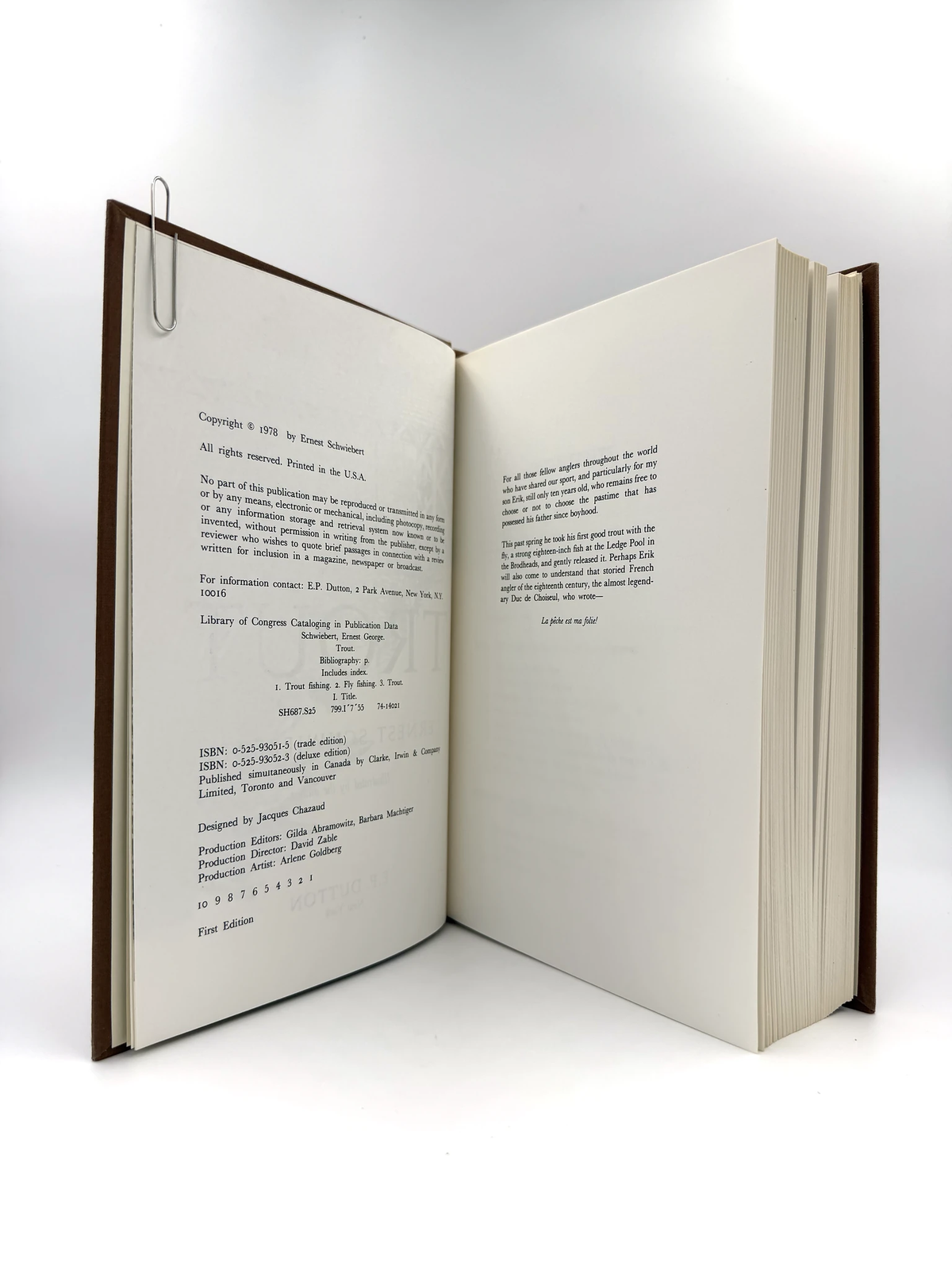 Trout (Vol 1 and 2) by Ernest Schwiebert