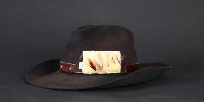 Finn Utility Leather Hat Band Fly Holder