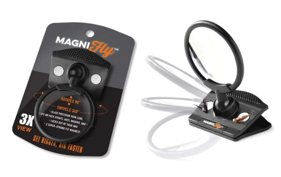 MagniFly Clip-On Glass Magnifier with Magnets