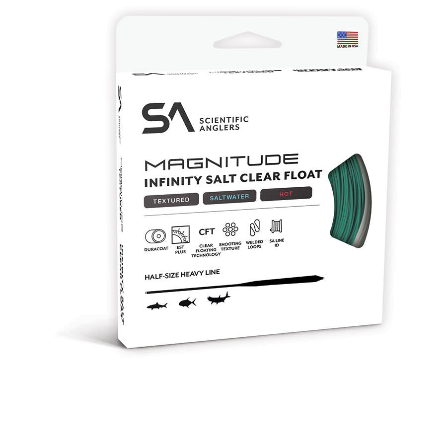 S24 Scientific Anglers Magnitude Textured Infinity Salt Full Clear