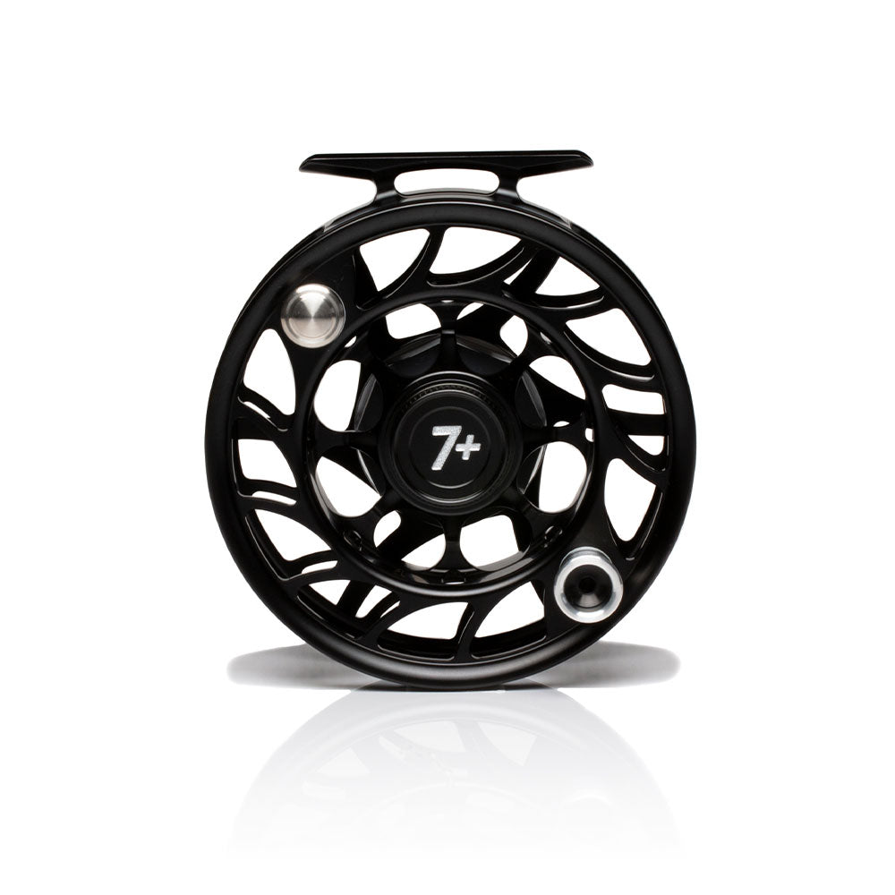 angler fishing reel Hatch Iconic 7 Plus Fly Reel Clear / Blue / Large Arbor