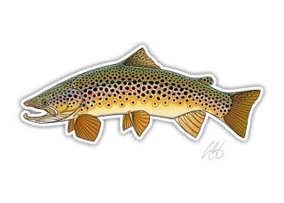 Casey Underwood Fish Decals - Freshwater