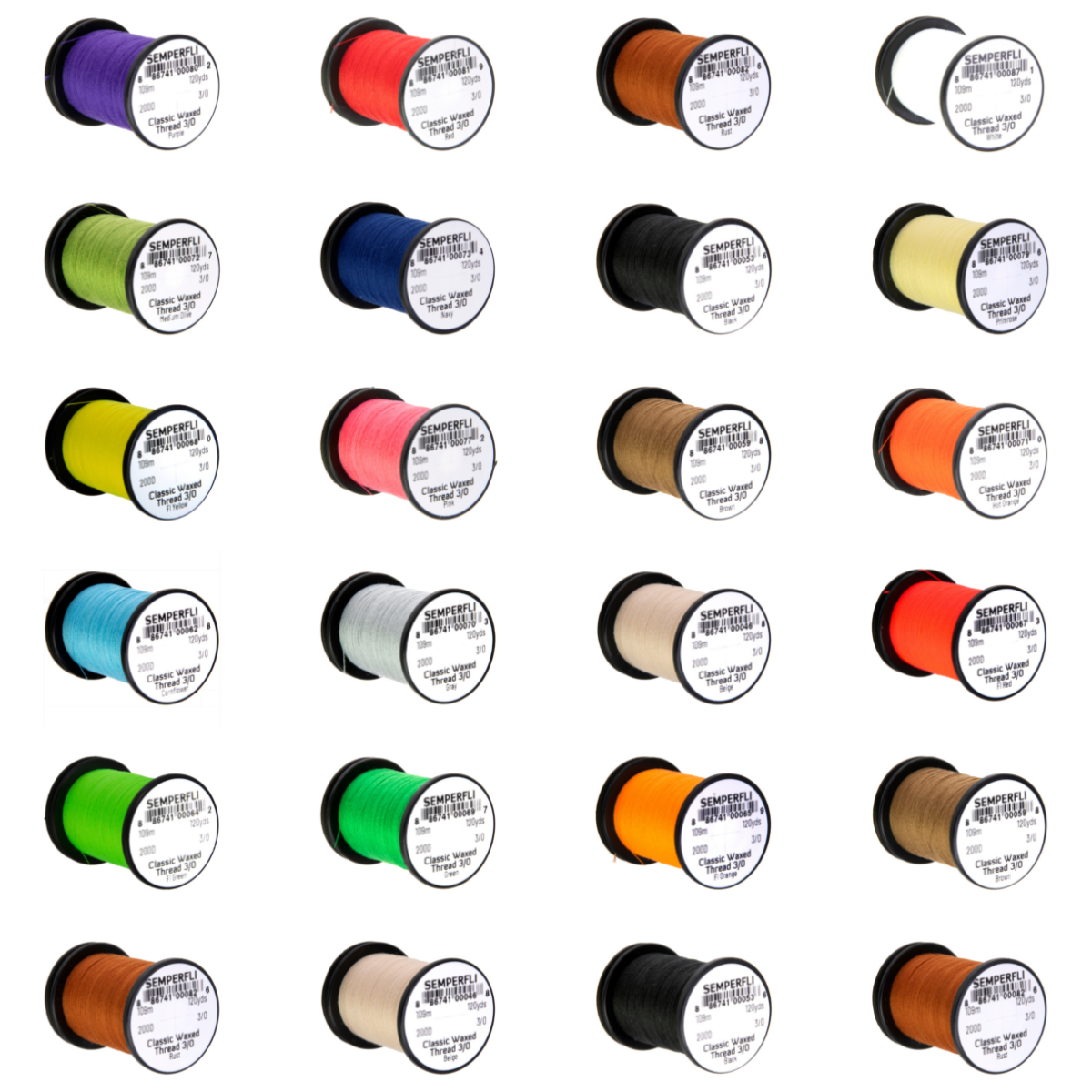 SemperFli Classic Waxed Thread 3/0