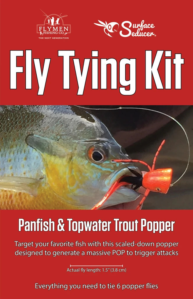 Fly Tying Kit - Surface Seducer Panfish & Topwater Trout Popper