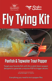 Fly Tying Kit - Surface Seducer Panfish & Topwater Trout Popper