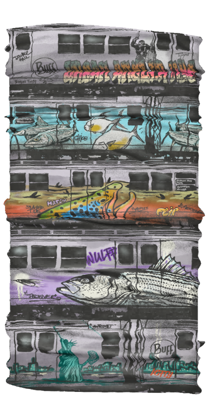 Urban Angler Buff NYC Subway Graffiti