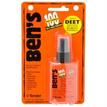 Ben's 100% Deet Repellent, 1.25oz