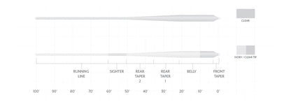 S24 Scientific Anglers Magnitude Smooth Bonefish Plus Clear Tip