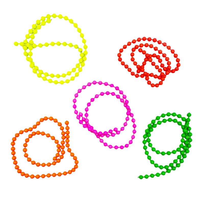 Fluorescent Bead Chain Eyes