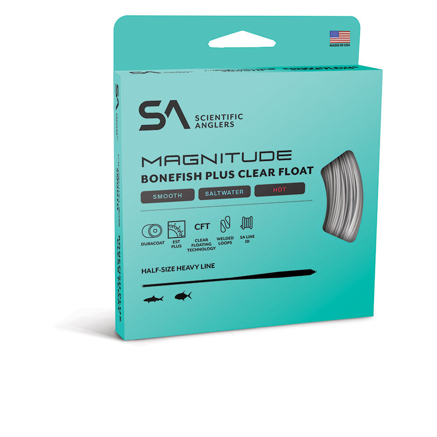 S24 Scientific Anglers Magnitude Smooth Bonefish Plus Clear Tip